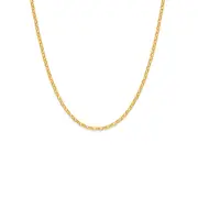 9ct Gold 45cm Solid Oval Belcher Chain
