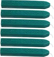 VILLFUL 6Pcs Deep Sealing Wax Sticks with Wicks for Retro Letter Stamping Vintage Wax Seal for Envelopes Invitations and Craft Projects Versatile and Easy to Use