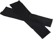 Women's Arm Sleeves Elbow Sleeve Elastic Elbow Brace Pads Compression Sleeve for Cycling Running Golf Yoga Black