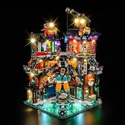 JANWAALY Decorative LED Light Kit Compatible with Lego 71837 Workshops Display Model - No Building Blocks Included - Basic Version Lighting Set
