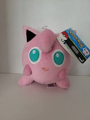 Official Tomy Pokemon Jigglypuff Plush 7" Soft Toy Teddy NWT