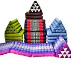 Thai pillow, triangle cushion, 3 fold floor pillow cushion kapok mattress