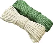 ERINGOGO 2Pcs Cat Scratching Post Replacement Rope Natural Grab Column Rope for DIY Cat Climbing Trees for Scratch Board Repair