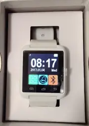Bluetooth Smart Watch Phone Mate For iphone IOS Android white