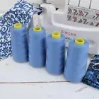 4 BIG CONES SERGER OVERLOCK THREAD SEWING THREADART - 50 COLORS - 2750 YD CONES