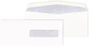 H0050 HCFA Blank Envelope Gummed Right Window 9 1/2 x 4 1/8" QTY 500
