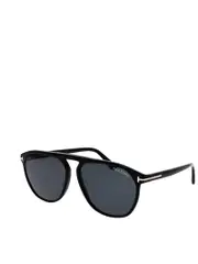 Tom Ford Pilot Sunglasses Black Jasper FT0835