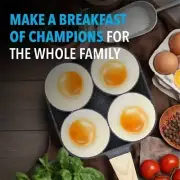 4-Hole Frying Pan | Made of Maifan Stone | Non-Stick