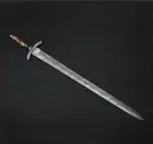 Handmade Damascus Viking Sword - Custom Forged Battle Ready - Personalized