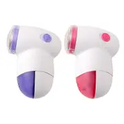 2Pcs Random Color Electric Sweater Lint Remover Fabric Shaver Trimmer Cleaner