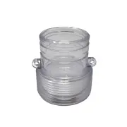 Intex Transparent Adapter Connector for Krystal Clear SF90110T Pool Filter Pump