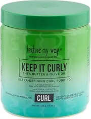 Texture My Way Keep It Curly Ultra Defining Curl Pudding, 15 Ounce