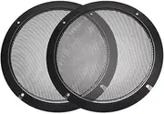 XYWHPGV Speaker Grill Cover 8 Inch 225mm Mesh Decorative Circle Subwoofer Guard Protector Black 2pcs(4078a bad3b 80ac5 26395 cbf42 30ba6