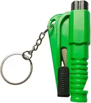 Window Breaker Seatbelt Cutter Keychain, 8 Pcs 3 in 1 Glass Breaker and Seatbelt Cutter with Survival Whistle Emergency Keychain Car Escape Tool Applicable to All Cars