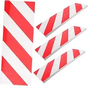 MOLUCKFU Garage Pole Padding 4 Pack Foam Wall Protectors Bumper Guard Reflective Wall Guards for Car Parking Corner Guards for Parking Garages
