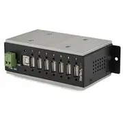 StarTech 7-Port Industrial USB Hub, USB 2.0, 15kV ESD Protection - HB20A7AME
