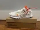 Size 8 - Nike Air Presto x Off-White White 2018 AA3830-100 Brand New - Fast Ship