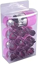 AIMALL 12pcs Stainless Steel Fruit Vegetable Mini Cookie Shape Cutter Set, Kid Food Molds, Pastry Stamps, Decorative Baking Tools for Kids, Food Shapes for Vegetables & Fruits