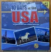 10 Days In the USA Board Game by Out Of The Box Games Sealed Mensa Select