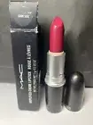 Mac Amplified Creme Lipstick 106 DARK SIDE 0.10 oz New in box Rare Discontinued