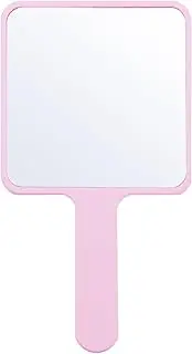 [Minkissy] Hand Mirror Handheld Mirror with Handle Makeup Mirror Vanity Mirror with Handle for Travel, Home and Salon Pocket Mirror