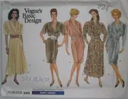 Vogue # 2403 Misses Dresses WOMEN Sewing Pattern Size: 18-22