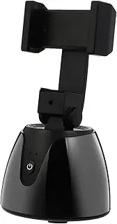 Face Recognition Smart Phone Mount Rotatable Phone Rack 360° Horizontal Rotation Gimbal for Recording