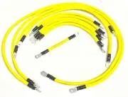 # 1 Awg HD Golf Cart Battery Cable 10 pc YELLOW E-Z-GO EXPRESS S4 Set U.S.A MADE