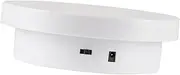 kowaku Electric Rotating Display Stand Electric Rotary Table 360 Degree USB Round Electric Rotating Turntable for Model Photography, White 14cm