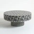 Handmade Bone Inlay Coffee Table, Camel Bone Inlay Table, Bone Flower Inlay Coff