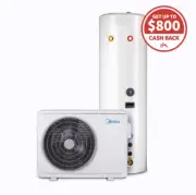 Chromagen Electric Hot Water: 300 Litre Split Configuration Heat Pump ‐ Midea