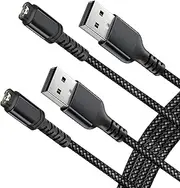 Itramax Charger for Garmin Fenix 1.2M 2Pack,Garmin Charging Cable Instinct Cord for Fenix 8 7 7X 7S 6 5 E Solar,Forerunner 965 265 255 165 55 45,Vivoactive 5 4,Venu SQ,Epix Pro,Tactix,Swim 2,Enduro 3