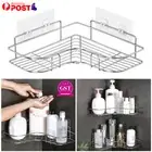 Stainless Steel Shower Caddy Corner Storage Shelf Holder Rack Organiser Bathroom