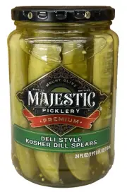 Mount Olive Majestic Deli Style Kosher Dill Pickles 24 oz Mt