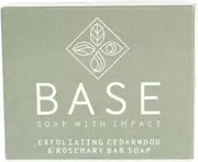 BASE (SOAP WITH IMPACT) Soap Bar Exfoliating Cedarwood & Rosemary (Boxed) 120g