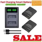 2x EN-EL23 Battery +Led Dual Charger for Nikon Coolpix B700 P900 S810c P610 P600