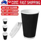 Disposable Coffee Cups 8oz/12oz/16oz Bulk Takeaway Paper Triple Wall Take Away