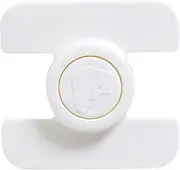 Fridge Door Latches, Fridge Locks, 2.7x2.6x0.8 Inches Compact No-Drill Adhesive Safety Latch, Babyproofing Doors Cabinets Drawers Oven, Ideal for Kitchen Home Child Kids