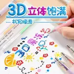 膨脹果凍筆 立體3DNEVER空氣筆 蓬鬆畵筆 果凍筆 速幹空心筆 3D立體果凍筆 3D 列印筆 彩繪筆 色筆 筆芯馬克