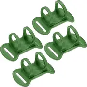 uxcell 4-Pack Headlamp Flashlight Holder, High Elastic Silicone Headlamp Stand Bicycles Lights Mount Bands for Telescopes Flashlights Cycling Hiking [Green,0.98"/25mm]