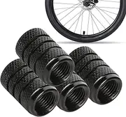 Tyre Valve Cover Caps, Tyre Valve Stem Caps - 4 Pieces Dustproof Stem Covers | Aluminium Alloy Valve Dust Caps, Wheel Air Cap Cover, Dustproof Shaft Covers for