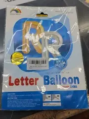 39" GOLD Letter R Mylar Foil Balloon 1 pc Party BackDrop Decorations Supply