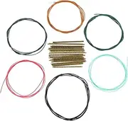 ERINGOGO Guitar Strings Classical Replacement Set 6 Strings 19mm Fret Wire Made for Classical Guitars Material