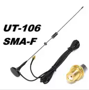 For Nagoya UT-106UV SMA-Female VHF/UHF Car Radios Magnet Antennas Baofeng UV-5R