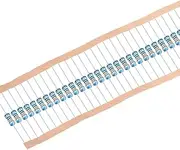 uxcell 50Pcs 330 Ohm Resistor, 1/2W 1% Tolerance Metal Film Resistors, Lead, 5 Bands for DIY Electronic Projects and Experiments