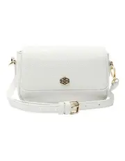 [Ravella] H-Jessie Crossbody Bag in White Pebble