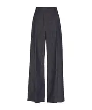 Brunello Cucinelli Straight-Leg Box-Pleat Trousers IT44,IT42,IT38,IT46 blue-gray