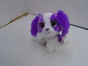 Sweet & Sassy Bean Plush King Charles Spaniel Purple 5" Wild Republic w/ Tag