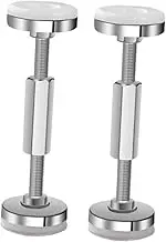 2Pcs Adjustable Stainless Steel Bedside Fixers Sloshing Stabilizer for Bed Sofa and Furniture Home Supplies for Quiet Sleep Experience