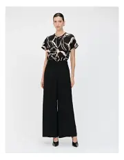 [Veronika Maine] SAND LILLIES DRAPED TOP